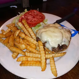 Mushroom Swiss Burger