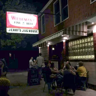 Front - where the smokers hang out