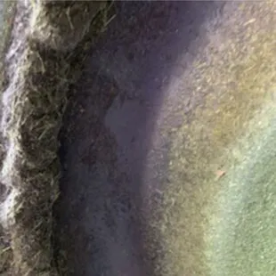 The mower I took there was vey clean as it was lest than 2 years old. This part was yellow. They took it off an old mower and gave up this.