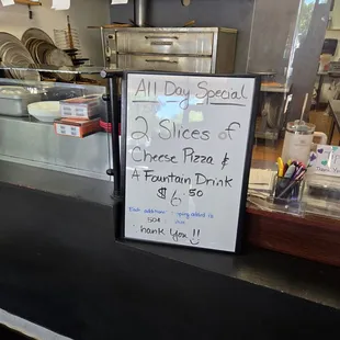 Lunch special deal