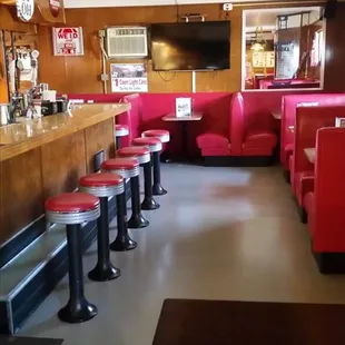 interior, sushi and sashimi