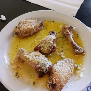 Garlic parm chicken wings