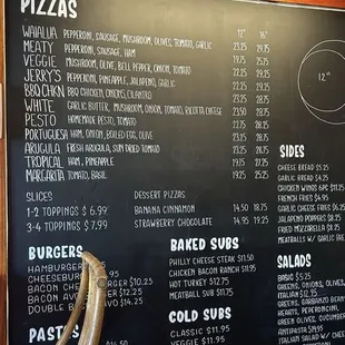 Jerry's Huge Menu Too many Decisions Call Ahead and Pick Up oh Ya baby!