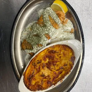 a plate of food