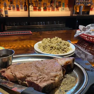 Prime rib, only available on Friday and Saturday evenings.