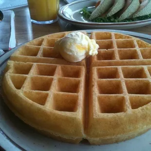 food, waffles