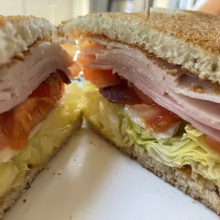 Turkey ham BLT Sandwich