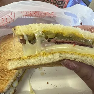 Hot Pastrami Sandwich