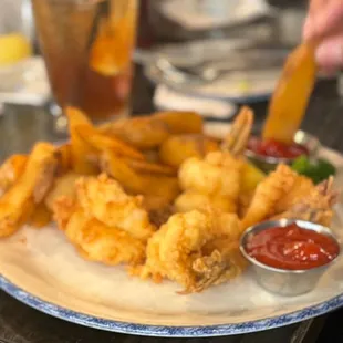 fish and chips, fish, food, seafood