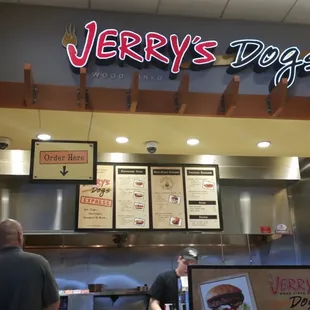the menu