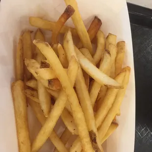 Skin on fries