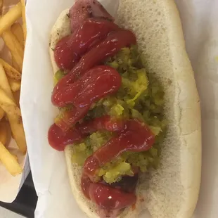 Cracked pepper kielbasa