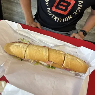 Large 9. Jersey Boy Sub