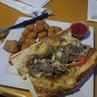 a plate of food