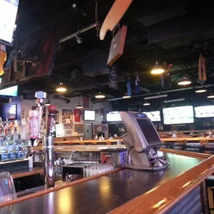 the bar