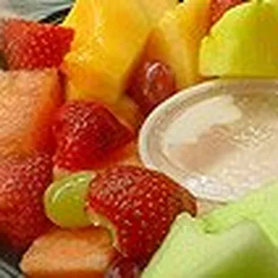 a variety of food items