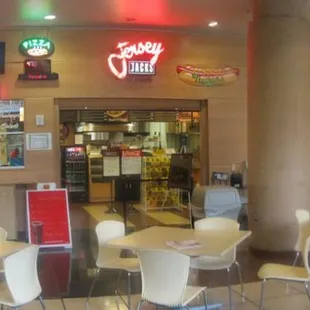 the interior of a restaurant