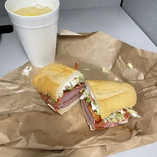 11. Big Joe Hero double / hand squeezed lemonade