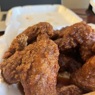 Spicy Bourbon chicken Big Jo Wings