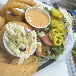 6&quot; combo w/ Onion Rings