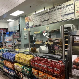 Inside of the restaurant