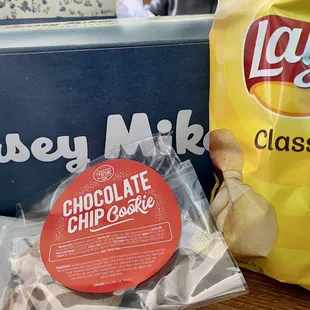 05.01.21 Jersey Mike's boxed lunch w/ #7 Turkey and Provolone sammy