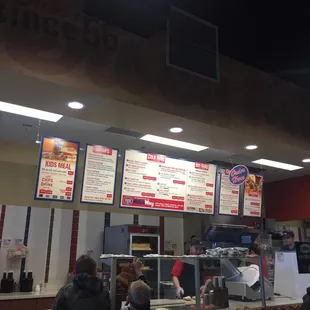 Sandwich menu - wraps, cold subs, hot subs &amp; chicken