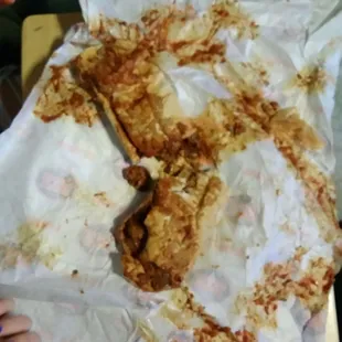 Suppose to be no cheese meatball sub. Instead we got a strangled, soggy, cheesy mess.