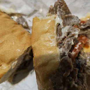 Jersey Mike&apos;s steak,cheese,onion &amp; pepper.  It was MM good.