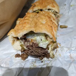 Chipotle steak and cheese