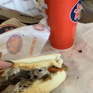 #17 Mikes 17. Jersey Mike&apos;s Famous Philly Sub My go to order so delicious!  Always get the vanilla cream soda to drink!