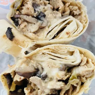 Portabella Chicken Cheese Steak!!