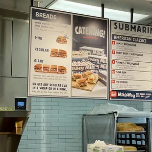 Menus...