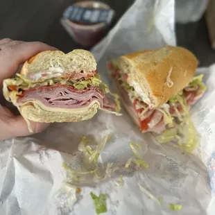 This is the same sandwich from Jersey that has triple the meat and cheese at the same price. The Denver locations are a rip off.