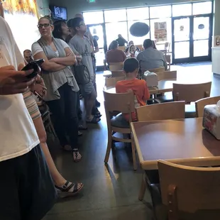 All the way to the door