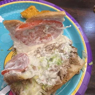 Dripping in mayo