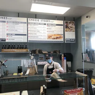 Dining and prep area