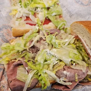 Roast Beef and provolone- Mike&apos;s way