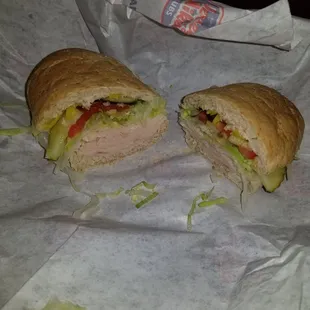 Double Turkey mini on wheat