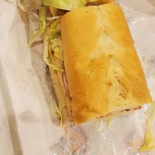 This is the roast beef fully loaded