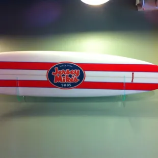 Jersey Mike's Surfboard