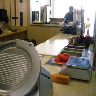 prep area