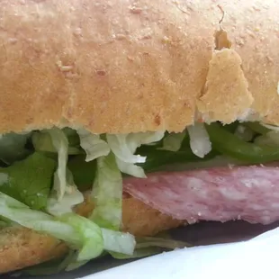 Classic Italian with added bell peppers and onion