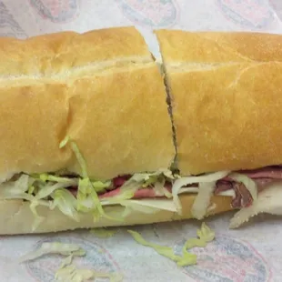 Famous roast beef and provolone.