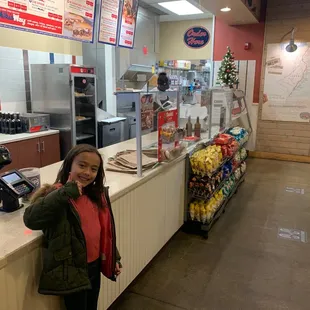 Happy daughter @ Jersey Mikes
