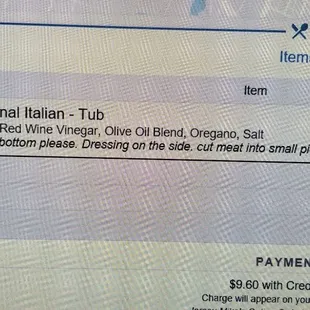 My simple request.
