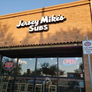 Exterior of the restaurant