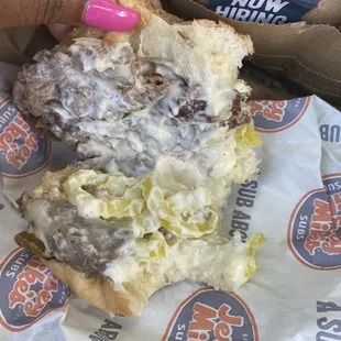 There was also Mayo on the top and bottom of the bread