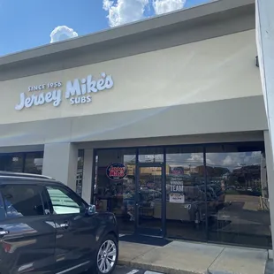 the outside of the store