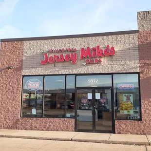 They need a mirror on the corner of the building, too many close calls with drivers!